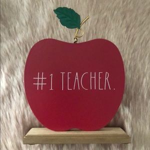 RAE DUNN  |  #1 TEACHER Apple